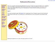 Tablet Screenshot of mathrec.org